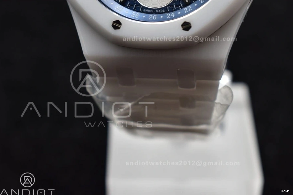 26579cb on Perpetual Ceramic Calendar White Bracelet APSF Best A5134 Ceramic Oak Royal Edition 0514